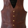 Leather Vest Mens 