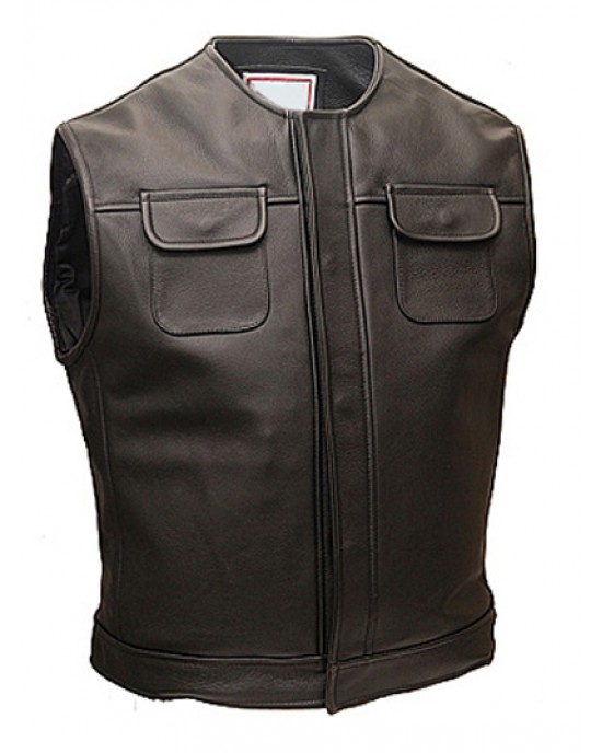 Leather Vest Mens