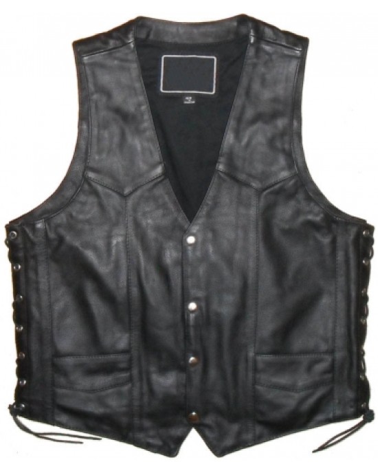 Leather Vest Mens