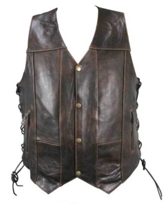 Leather Vest Mens